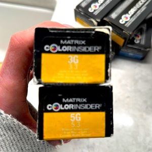 MATRIX ColorINSIDER No Ammonia permanent hair color 3G & 5G  2-2oz tubes NEW